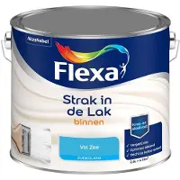 Flexa - Strak In De Lak Binnenlak Zijdeglans - Vol Zee - Mengverf - 2,5 L