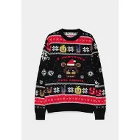 Difuzed Five Nights at Freddy's - Survived Five Nights Knitted Kersttrui - 2XL - Zwart