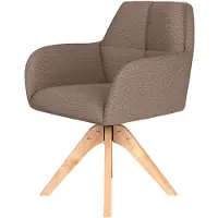 Puur - Dannie draaistoel hout - taupe