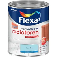 Flexa - Mooi Makkelijk Radiatoren Zijdeglans - Iets Zee - Mengverf - 750 Ml