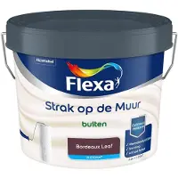 Flexa - Strak Op De Muur Buiten Zijdemat - Bordeaux Leaf - Mengverf - 2,5 L