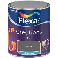Flexa - Creations Lak Zijdeglans - Antraciet - Mengverf - 750 Ml