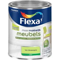 Flexa - Mooi Makkelijk Meubels Mat - Vol Citroengras - Mengverf - 750 Ml