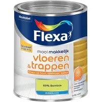 Flexa - Mooi Makkelijk Vloeren & Trappen Zijdeglans - 85% Bamboe - Mengverf - 750 Ml