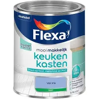 Flexa - Mooi Makkelijk Keukenkasten Mat - Vol Iris - Mengverf - 750 Ml