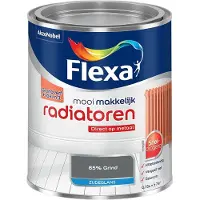 Flexa - Mooi Makkelijk Radiatoren Zijdeglans - 85% Grind - Mengverf - 750 Ml