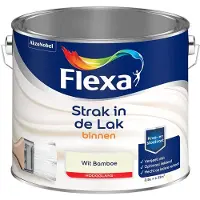 Flexa - Strak In De Lak Binnenlak Hoogglans - Wit Bamboe - Mengverf - 2,5 L