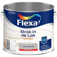 Flexa - Strak In De Lak Binnenlak Hoogglans - Silver Shores - Mengverf - 2,5 L