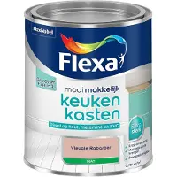 Flexa - Mooi Makkelijk Keukenkasten Mat - Vleugje Rabarber - Mengverf - 750 Ml