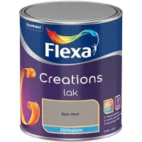 Flexa - Creations Lak Zijdeglans - Epic Mud - Mengverf - 750 Ml