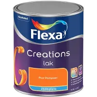 Flexa - Creations Lak Zijdeglans - Puur Pompoen - Mengverf - 750 Ml