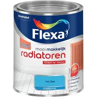 Flexa - Mooi Makkelijk Radiatoren Zijdeglans - Vol Zee - Mengverf - 750 Ml