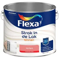 Flexa - Strak In De Lak Binnenlak Hoogglans - Vol Kers - Mengverf - 2,5 L