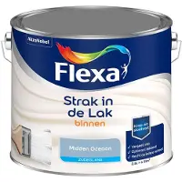 Flexa - Strak In De Lak Binnenlak Zijdeglans - Midden Oceaan - Mengverf - 2,5 L