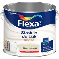Flexa - Strak In De Lak Binnenlak Hoogglans - Midden Helmgras - Mengverf - 2,5 L