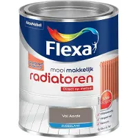 Flexa - Mooi Makkelijk Radiatoren Zijdeglans - Vol Aarde - Mengverf - 750 Ml
