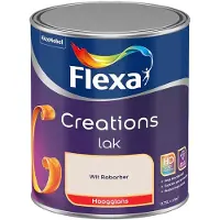 Flexa - Creations Lak Hoogglans - Wit Rabarber - Mengverf - 750 Ml