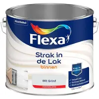 Flexa - Strak In De Lak Binnenlak Hoogglans - Wit Grind - Mengverf - 2,5 L