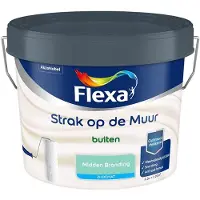 Flexa - Strak Op De Muur Buiten Zijdemat - Midden Branding - Mengverf - 2,5 L
