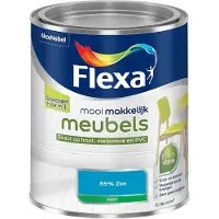 Flexa - Mooi Makkelijk Meubels Mat - 85% Zee - Mengverf - 750 Ml