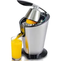 SCH Citruspers electrisch - Citruspers - Sinaasappelpers - Zilver- 20 cm x 20 cm x 31 cm