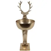Countryfield Schaal Hert man L goud H51cm