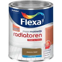 Flexa - Mooi Makkelijk Radiatoren Zijdeglans - Autumn Gold - Mengverf - 750 Ml
