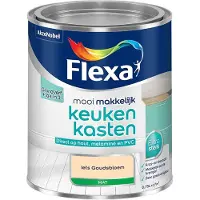 Flexa - Mooi Makkelijk Keukenkasten Mat - Iets Goudsbloem - Mengverf - 750 Ml