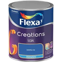 Flexa - Creations Lak Zijdeglans - 100% Iris - Mengverf - 750 Ml