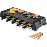 SCH Gourmetstel - Gourmet - Gourmetplaat - Zwart - ‎65cm x 25cm x 11cm