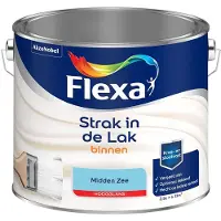 Flexa - Strak In De Lak Binnenlak Hoogglans - Midden Zee - Mengverf - 2,5 L