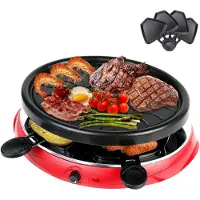 SCH Gourmetstel 4 personen - Gourmetstellen - Gourmet - Rood - ‎35cm x 28cm x 12cm