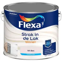 Flexa - Strak In De Lak Binnenlak Zijdeglans - Wit Bes - Mengverf - 2,5 L