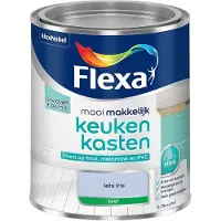 Flexa - Mooi Makkelijk Keukenkasten Mat - Iets Iris - Mengverf - 750 Ml