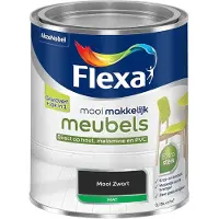 Flexa - Mooi Makkelijk Meubels Mat - Mooi Zwart - Mengverf - 750 Ml
