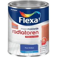 Flexa - Mooi Makkelijk Radiatoren Zijdeglans - Puur Krokus - Mengverf - 750 Ml