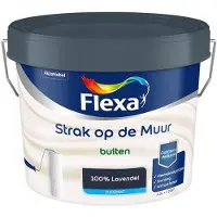 Flexa - Strak Op De Muur Buiten Zijdemat - 100% Lavendel - Mengverf - 2,5 L