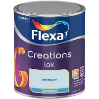 Flexa - Creations Lak Zijdeglans - Zachtblauw - Mengverf - 750 Ml