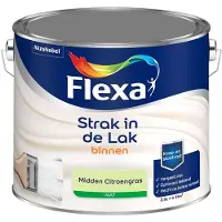 Flexa - Strak In De Lak Binnenlak Mat - Midden Citroengras - Mengverf - 2,5 L
