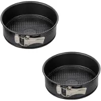 Zenker Set van 2 springvormen met scharnier 20 cm Black Metallic
