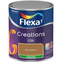 Flexa - Creations Lak Extra Mat - Puur Walnoot - Mengverf - 750 Ml