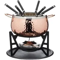 SCH Fondueset - Fondue - Fondueset elektrisch - Zwart - ‎32cm x 32cm x 22cm