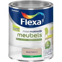 Flexa - Mooi Makkelijk Meubels Mat - Buzz Colour 1 - Mengverf - 750 Ml