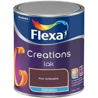 Flexa - Creations Lak Zijdeglans - Puur Aubergine - Mengverf - 750 Ml