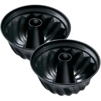 Zenker Set van 2 Kouglofvormen 22 cm Black Metallic