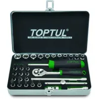 Toptul Dopsleutelset 1/4 31 stuks