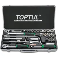 Toptul Dopsleutelset 3/8 34 stuks