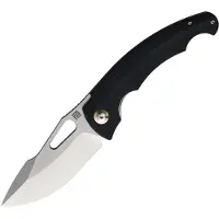 Artisan Cutlery Xcellerator vouwmes, Stonewashed, Black Micarta