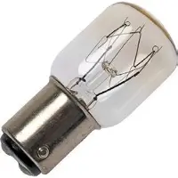 Schiefer BA15d Buis Gloeilamp | 15W 2700K 120lm 130V | Dimbaar
