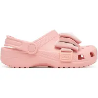 Crocs Sandalen - Classic+ Bow Clog K - Powder Pink - - 33/34 - Sandalen